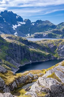 Lake Tennesvatnet and Krokvatnet