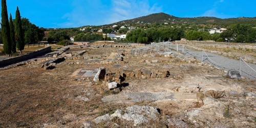 General view of the excavation site