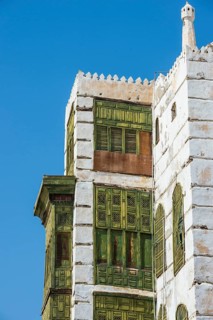 Traditional houses in the old town of Jeddah