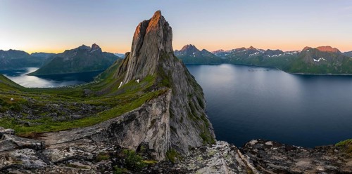 Steep mountain Segla