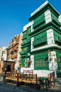 Traditional houses in the old town of Jeddah