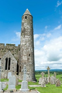 Medieval castle and church ruins of St. Patricks Cathedral