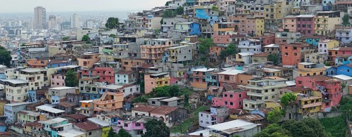 Colorful houses in the Las Penas neighborhood