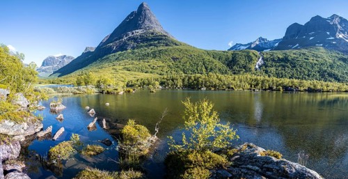 Lake Litlvatnet in Innerdalen High Valley