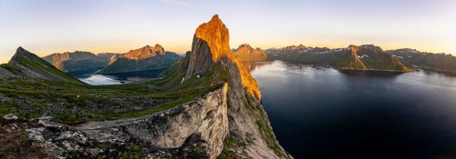 Steep mountain Segla