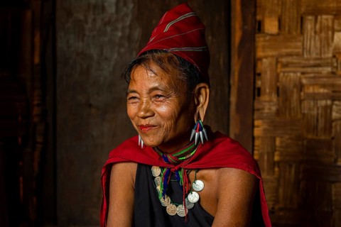 Old Kayan woman