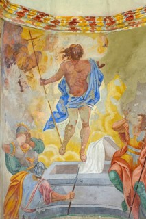 Fresco of Christ's Resurrection