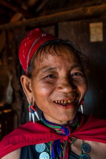 Old Kayan woman