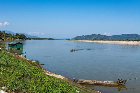 Irrawaddy river in Myitkyina