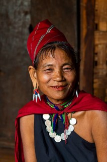 Old Kayan woman
