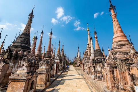Kakku's pagoda with its 2500 stupas
