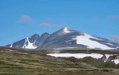 Fjell with mountain Snohetta