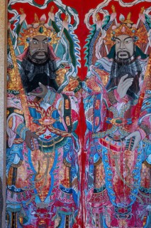 Colourful painted traditional Minnan-style house