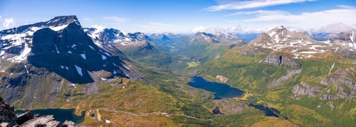 View from the top of Innerdalstarnet