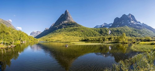 Lake Litlvatnet in Innerdalen High Valley