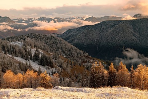 Winter atmosphere near Bruennstein
