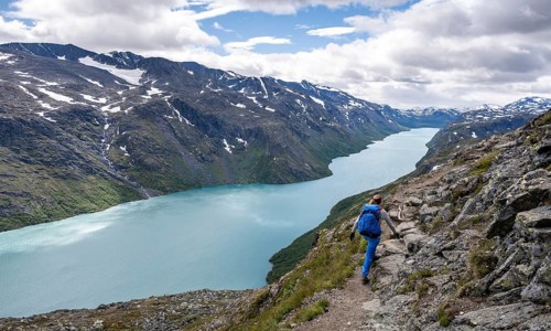 Hiking on the Besseggen Hike