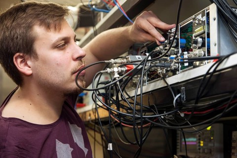 Laser laboratory of experimental physics at Heinrich Heine University Duesseldorf