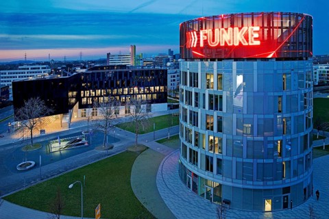 Funke Tower in the Evening