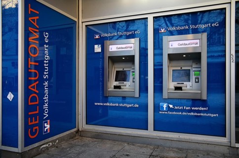 ATM of Volksbank Stuttgart