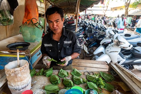 Man selling betle nut