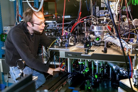 Laser laboratory of experimental physics at Heinrich Heine University Duesseldorf