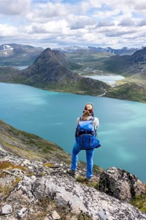 Hiking on the Besseggen Hike