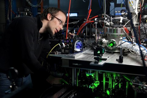 Laser laboratory of experimental physics at Heinrich Heine University Duesseldorf