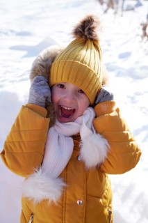 Little girl screaming