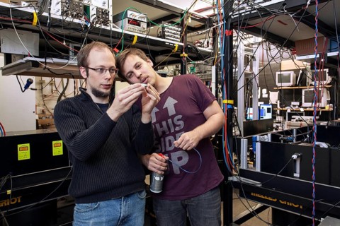 Laser laboratory of experimental physics at Heinrich Heine University Duesseldorf