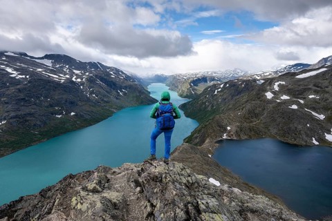 Hiking on the Besseggen Hike