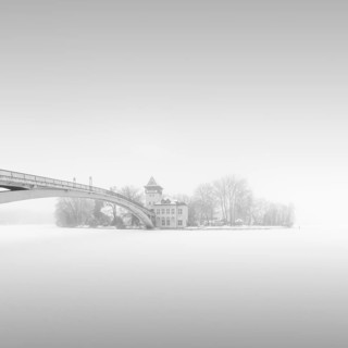 The Abbey Bridge connects Berlin Treptow Koepenick over the river Spree with the Island of Youth