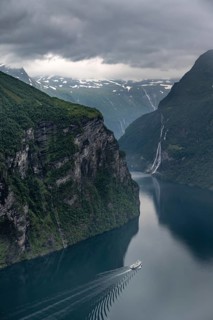 View at Ornesvingen viewpoint