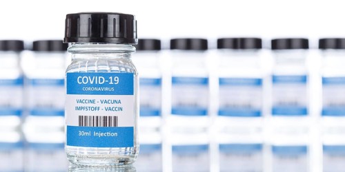 Vaccine Coronavirus Corona Virus COVID-19 Covid Vaccination Vaccine Panorama Textfreiraum Copyspace