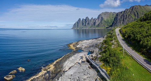 Tungeneset rocky coast