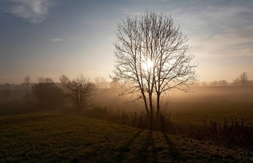 Sunrise at the Erdinger Strasse