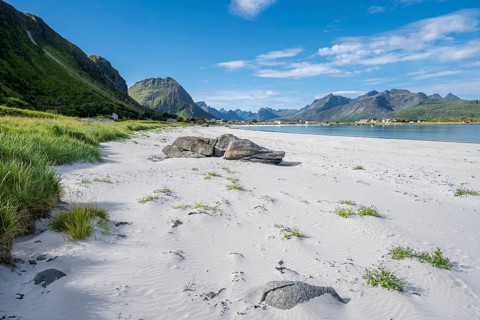 Mountains and sea