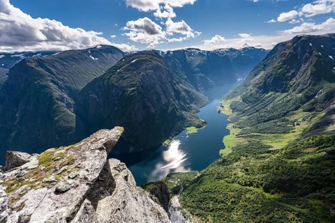 View from the top of Breiskrednosi