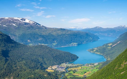 Fjord Innvikfjorden