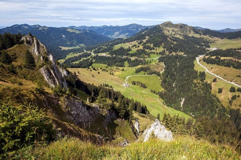 View from Besler to Grasgehren