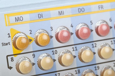 Contraceptive pill Qlaira of the company Jenapharm