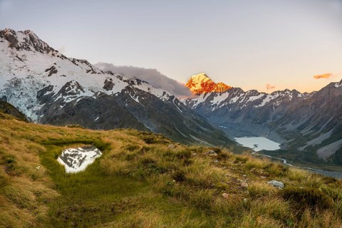 Mount Cook at sunset