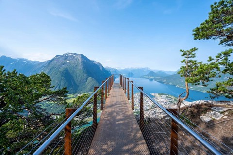 Rampestreken viewing platform