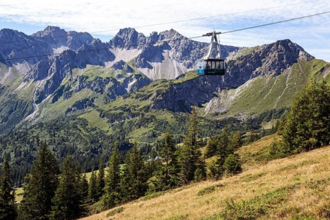 Gondola of the Fellhornbahn