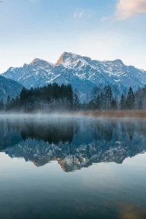 Morning atmosphere at the Almsee