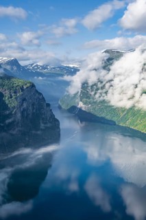 View at Ornesvingen viewpoint