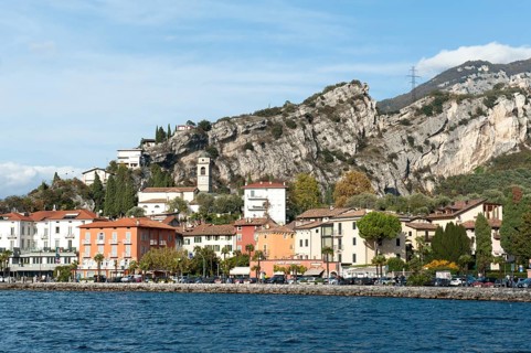 View of Torbole from the lake