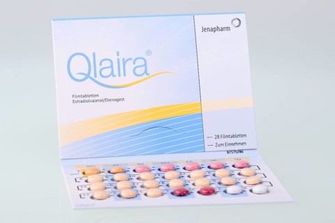 Contraceptive pill Qlaira of the company Jenapharm
