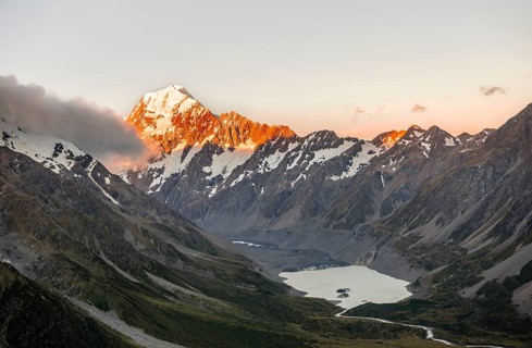 Mount Cook at sunset