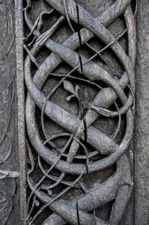 Artfully carved north portal